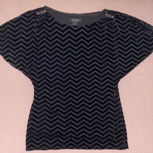 WHBM - Zig-Zag Dolman Sleeve Top